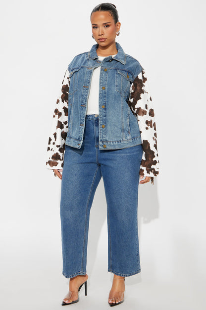 First Rodeo Fringe Denim Jacket - Medium Wash
