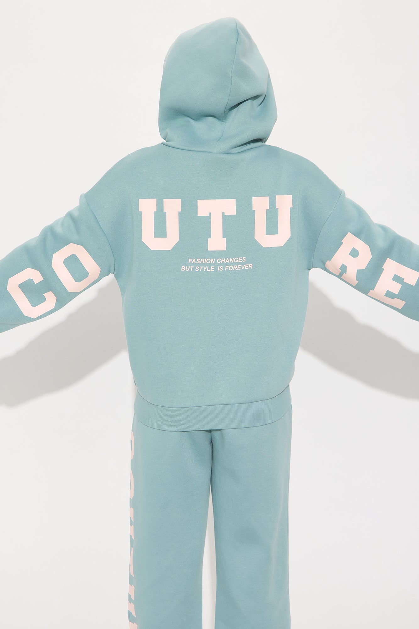 Mini The Princess Is Here Jogger Pant Set - Mint