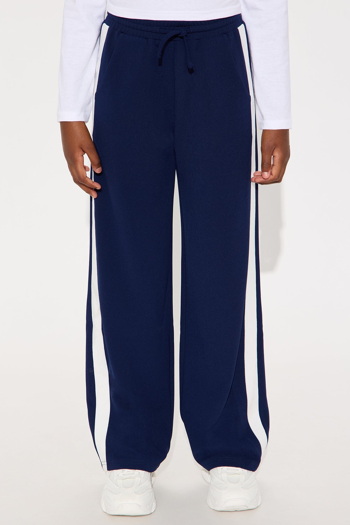 Mini Point Of View Track Trouser Pant - Navy