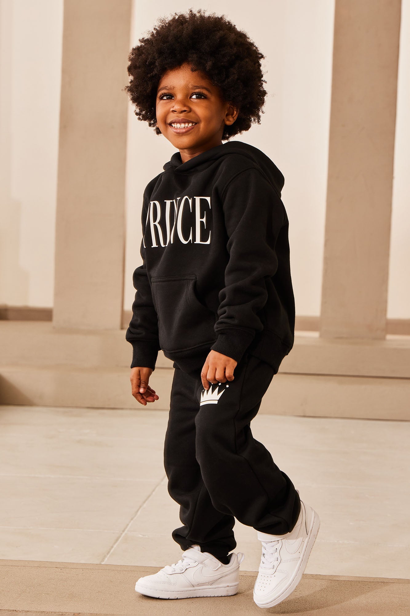 Family Goals Mini Prince Jogger - Black