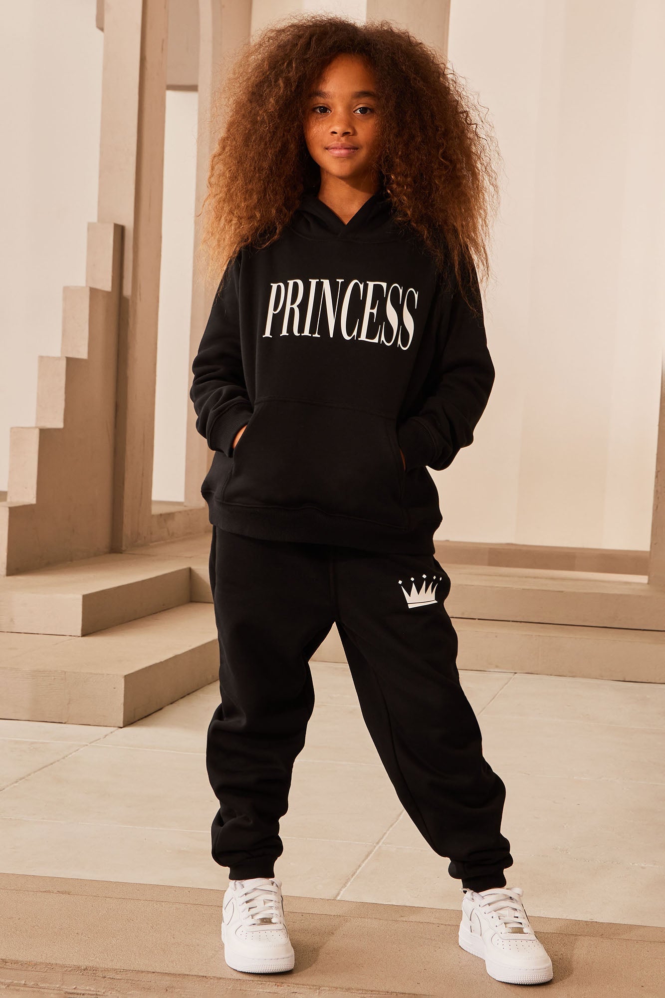 Family Goals Mini Princess Jogger - Black