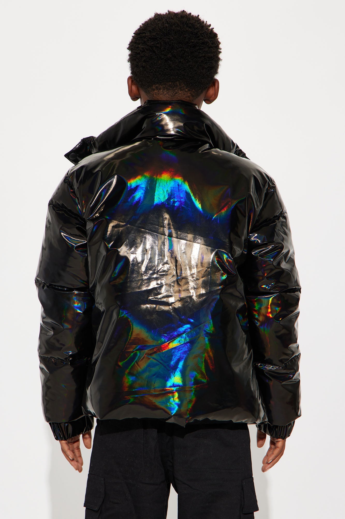 Mini Kings Oil Slick Puffer - Black