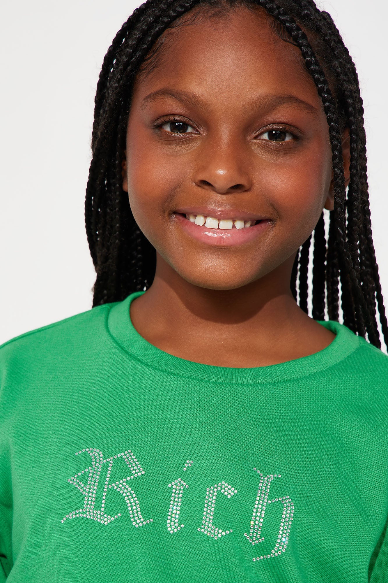 Mini Rich Girl Pant Set - Kelly Green