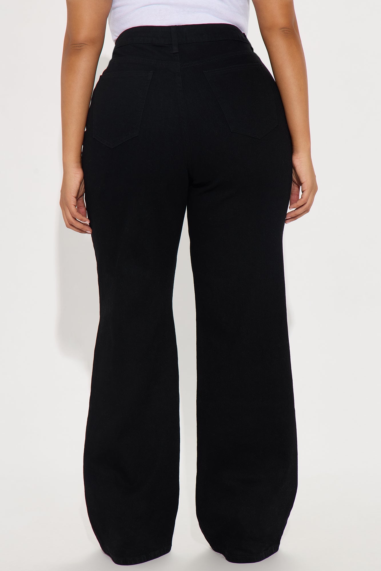 Tall You Belong With Me Stretch Embellished Straight Leg Jeans - Black