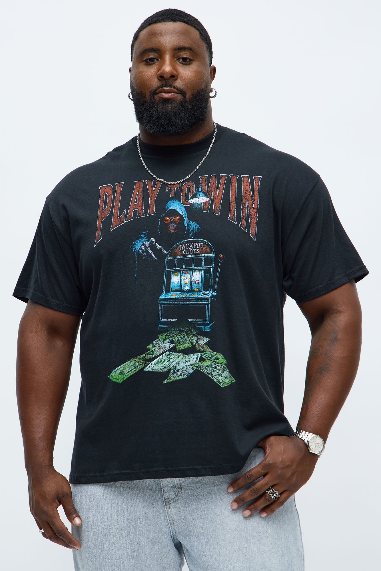Play To Win Short Sleeve Tee - Black