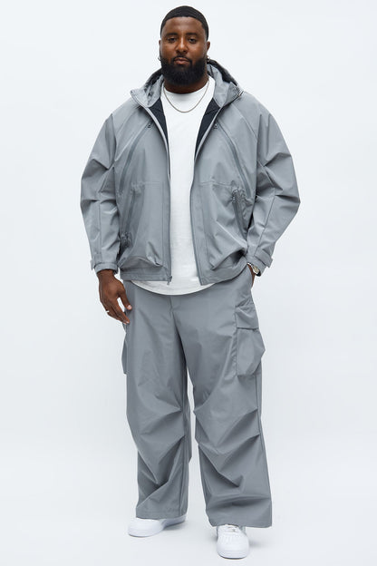 Baggy Peak Tech Cargo Pant - Grey
