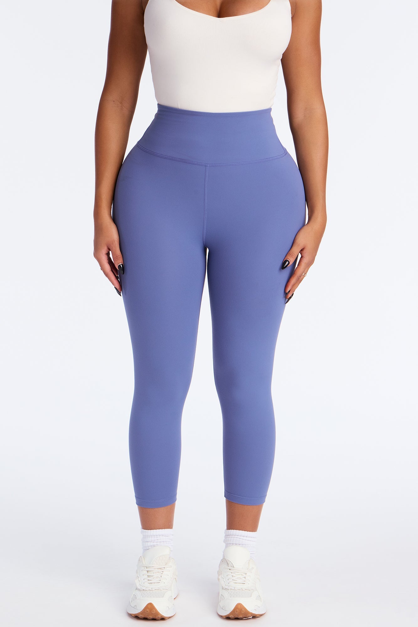 Flexibility Super Soft Capri Active Legging - Slate Blue