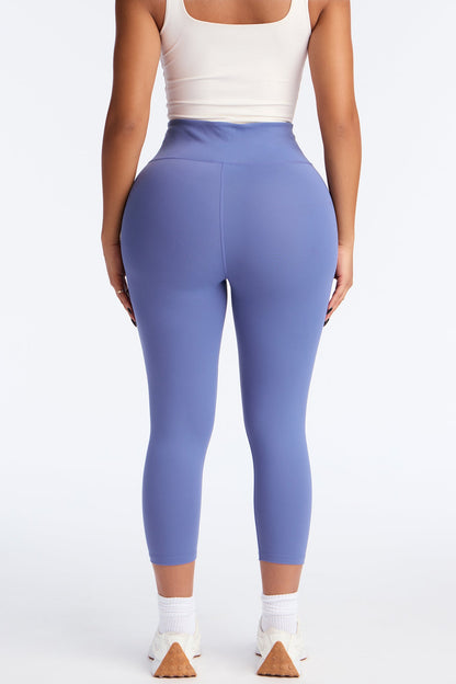 Flexibility Super Soft Capri Active Legging - Slate Blue
