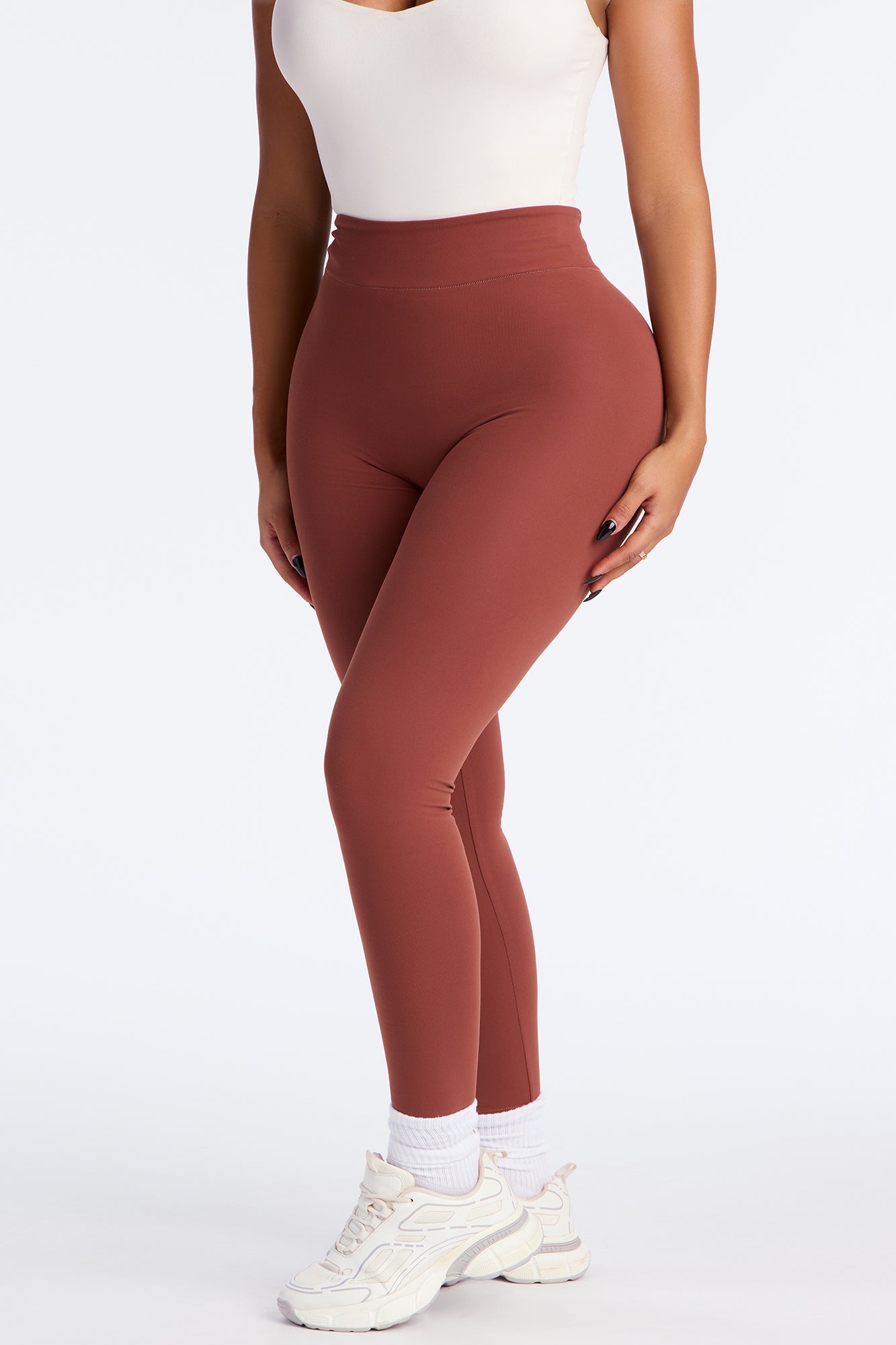 Sunrise Stretch Super Soft Active Legging - Mocha