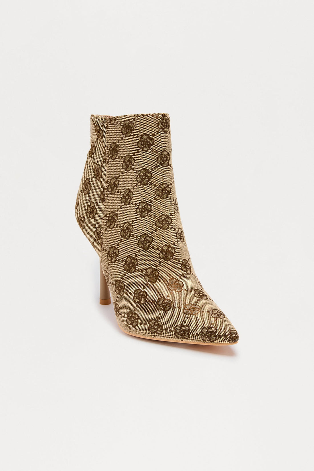 Norie Stiletto Ankle Booties - Brown