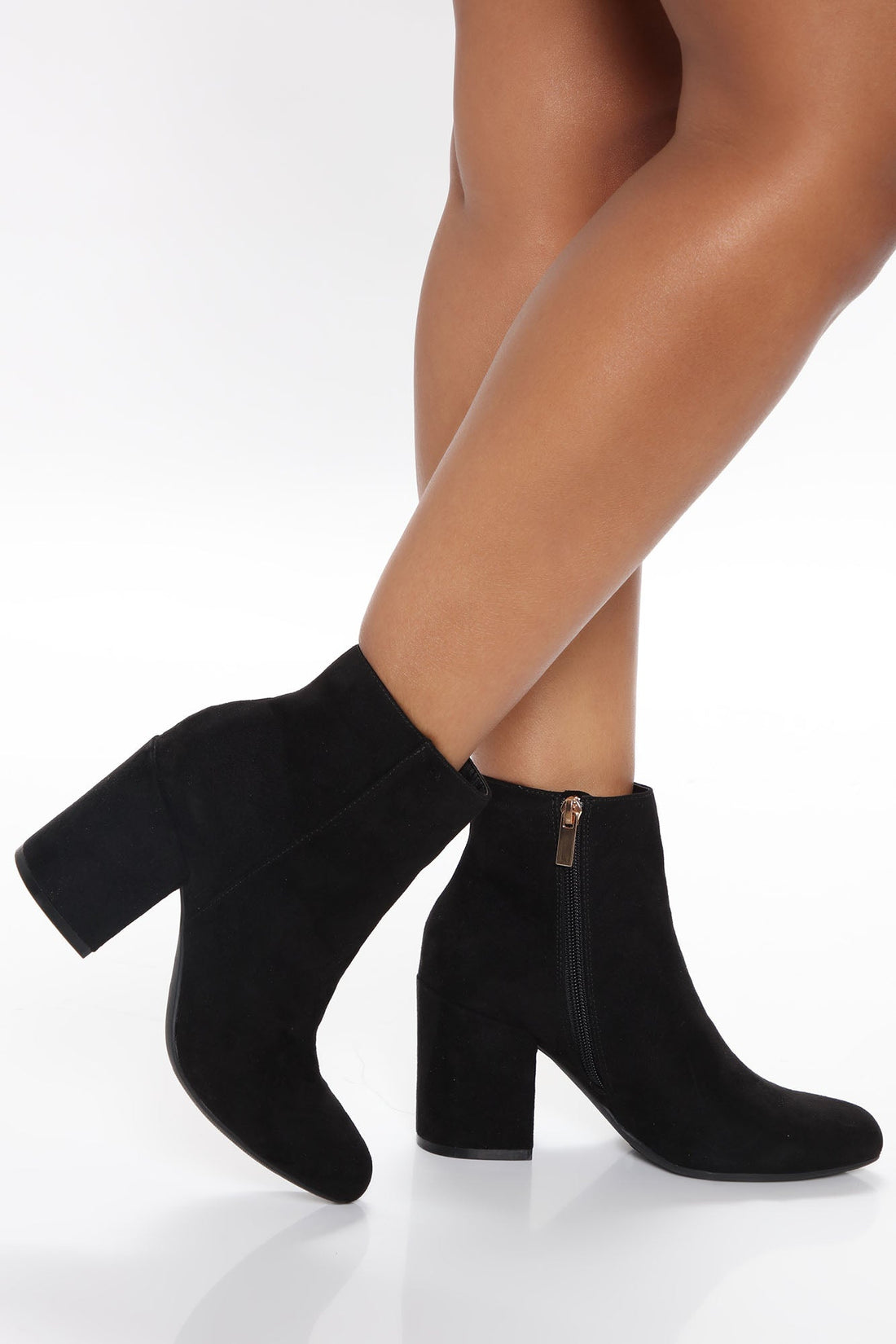 Malia Heeled Booties - Black