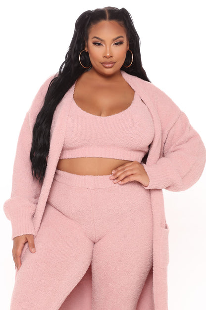 Living In It 3 Piece Legging Set - Pink