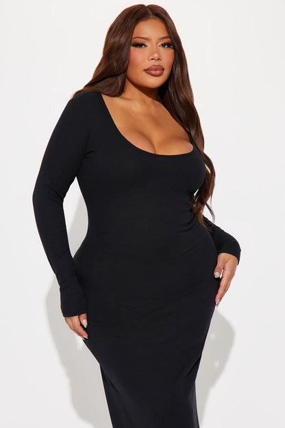 Only One For You Maxi Dress - Black