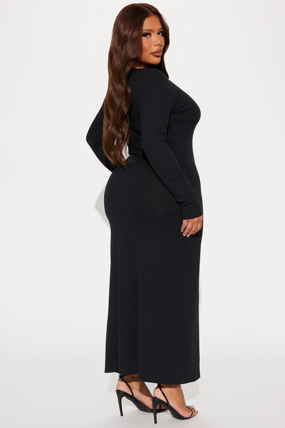 Only One For You Maxi Dress - Black