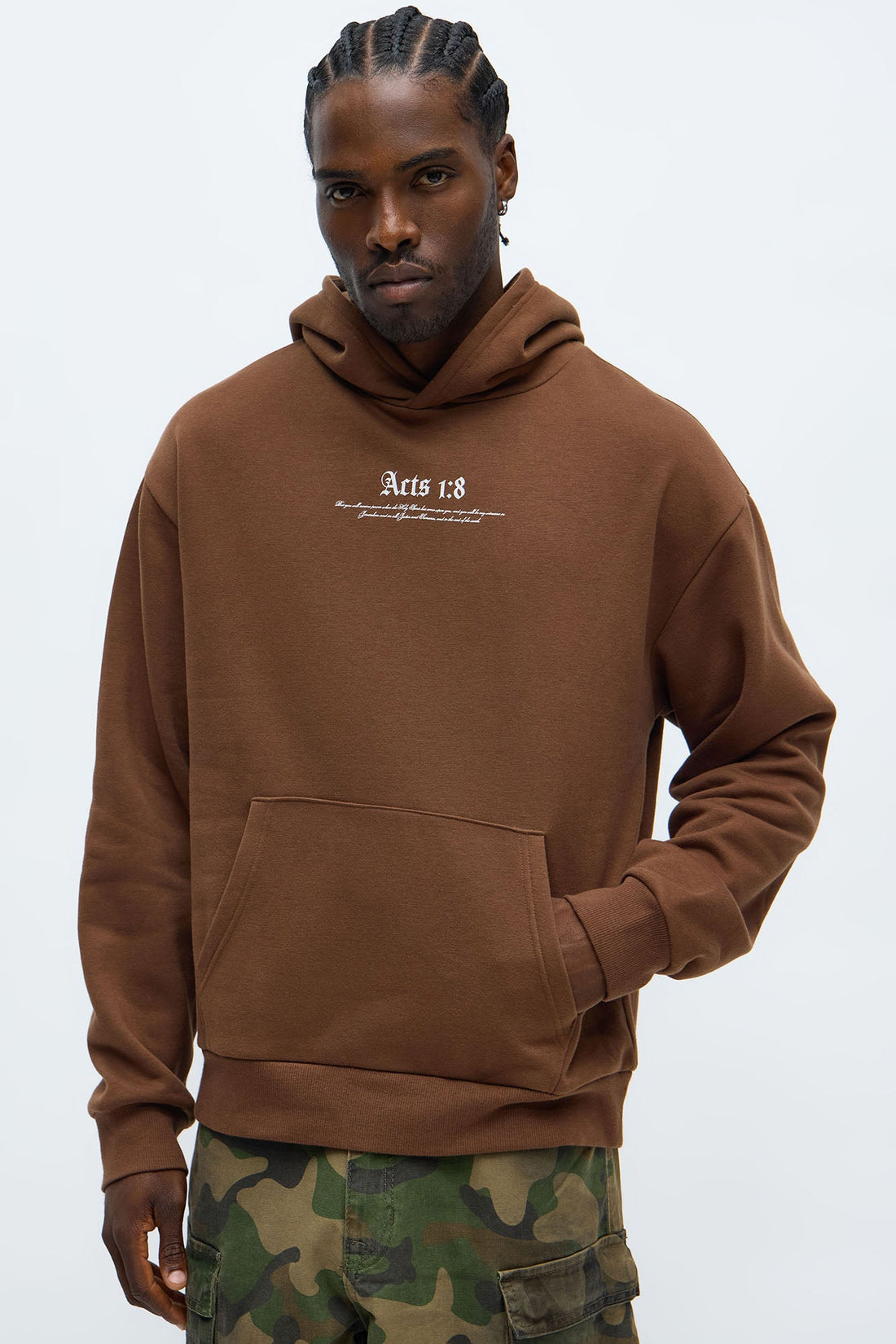 Holy Spirit Promised Hoodie - Chocolate