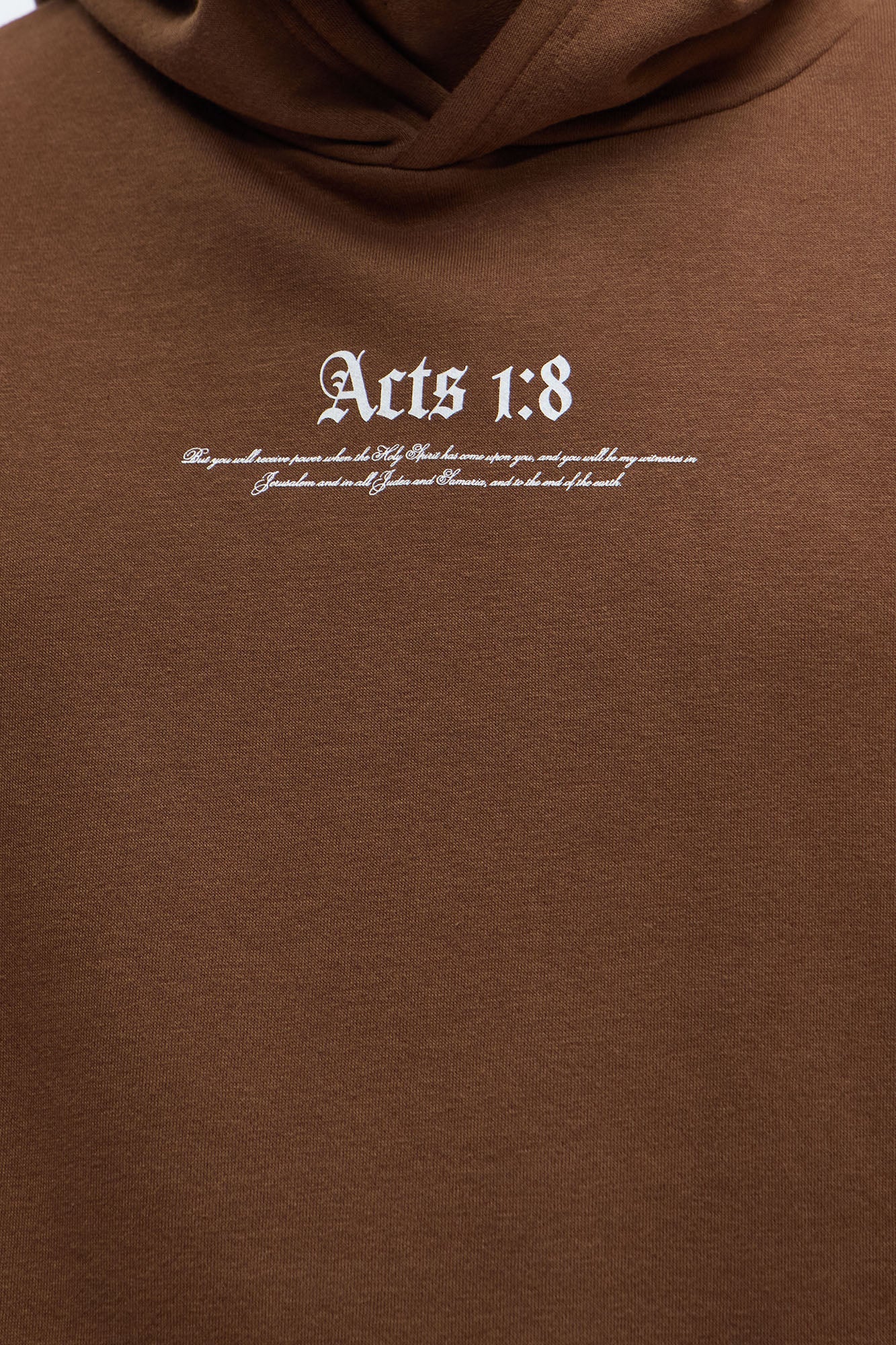 Holy Spirit Promised Hoodie - Chocolate