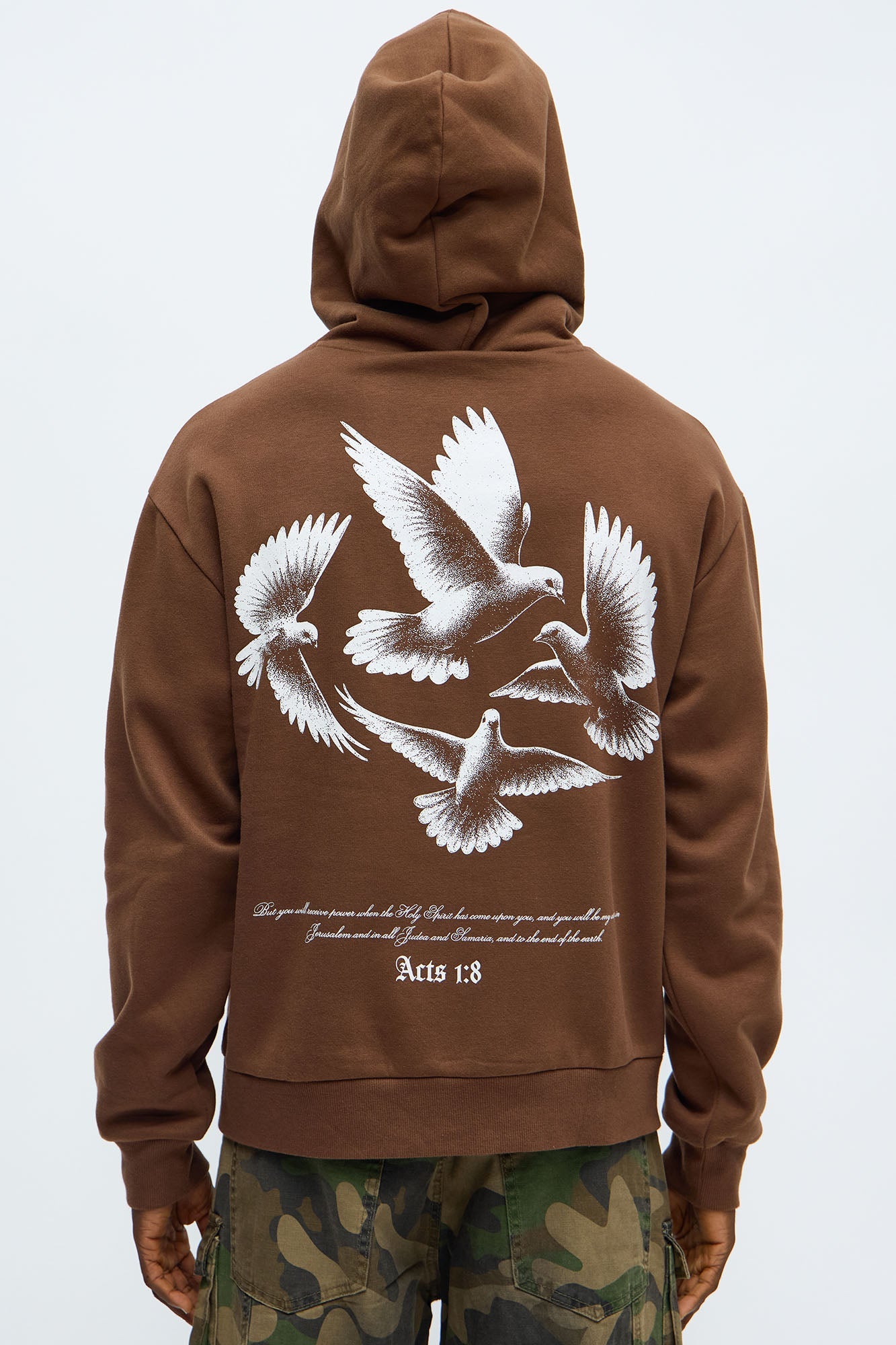 Holy Spirit Promised Hoodie - Chocolate