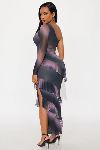 Make Me Glow Ombre Maxi Dress - Pink