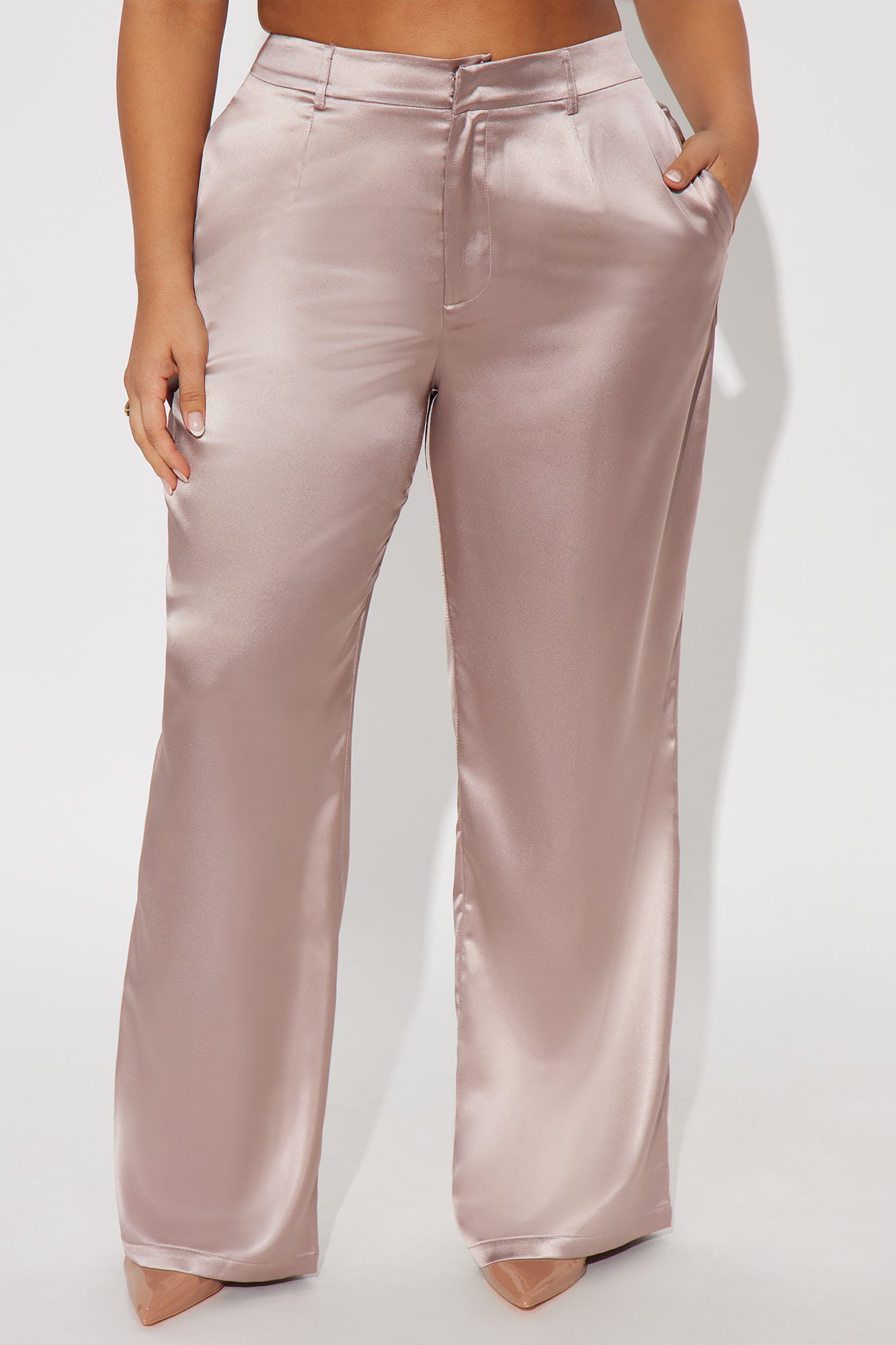 Caviar Nights Satin Trouser Pant 32″ - Orchid