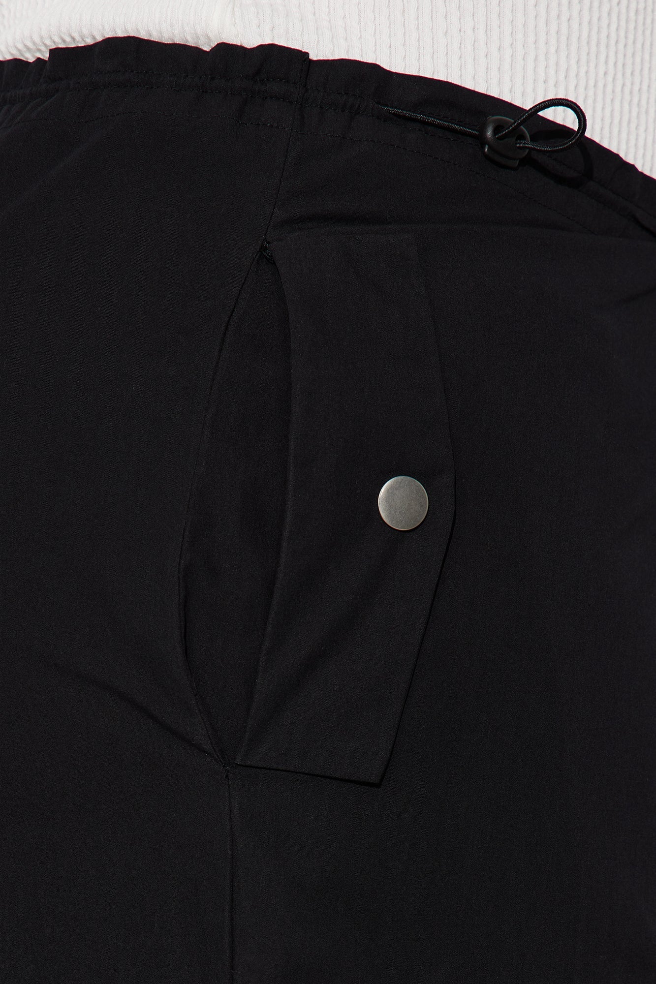 Street Smart Parachute Jogger - Black