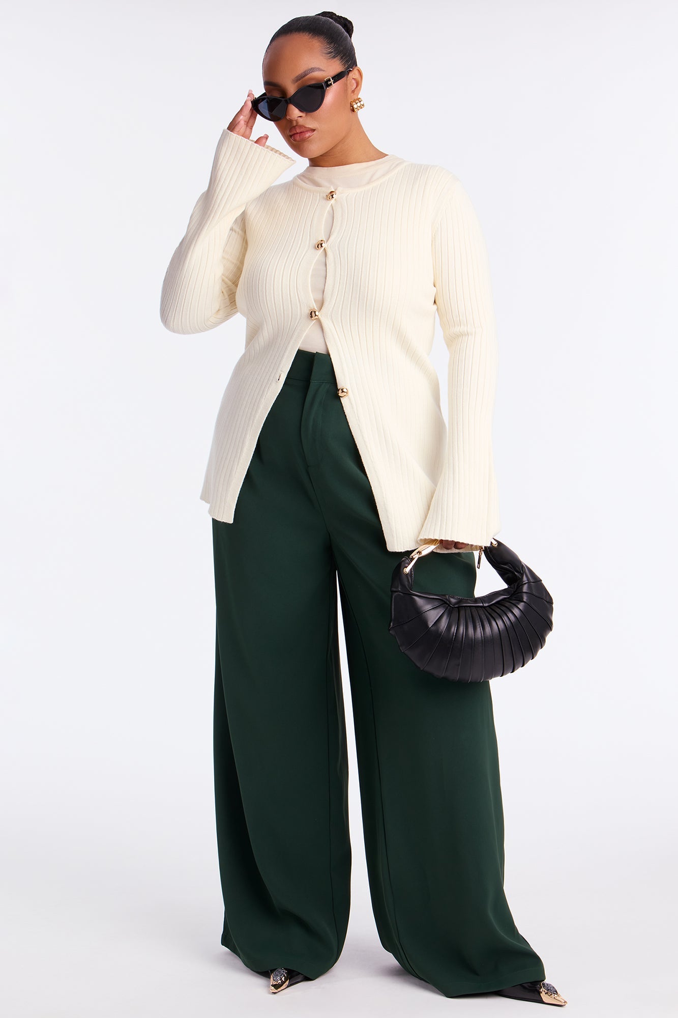 Felicity Hardware Cardigan - Cream