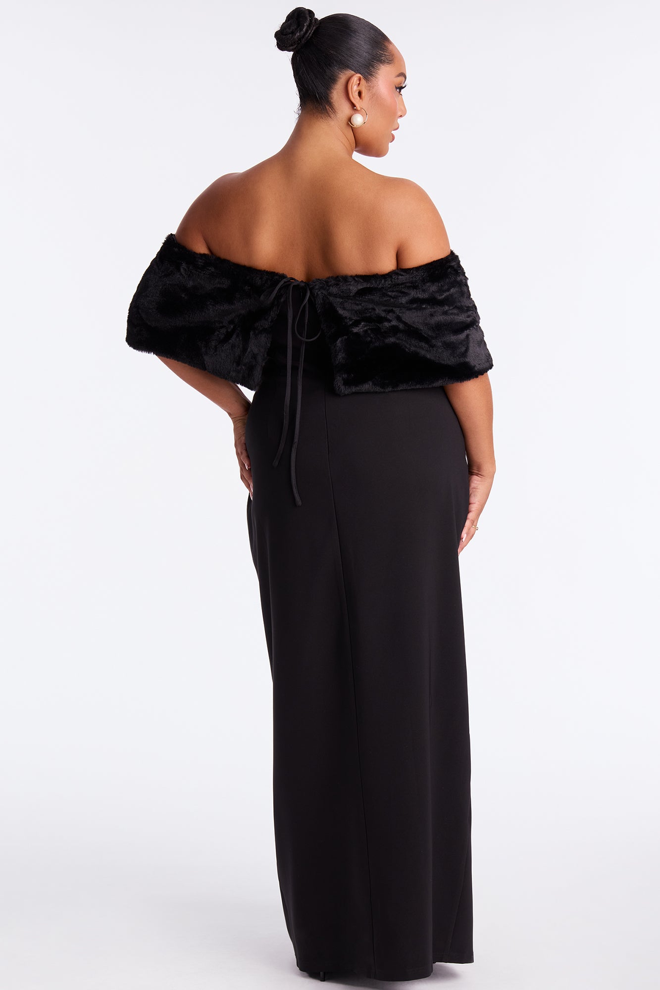 Martini Mood 2 Piece Maxi Dress - Black