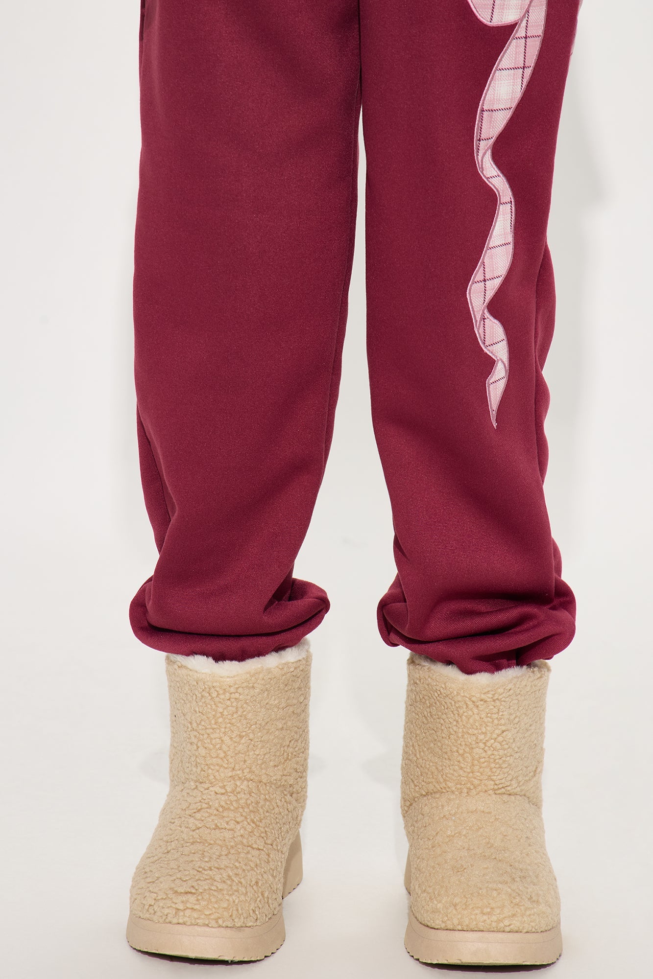 Mini Snow Keeps Falling Sherpa Boots - Beige