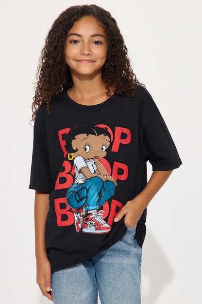 Mini So Fresh Betty Boop Short Sleeve Tee - Black