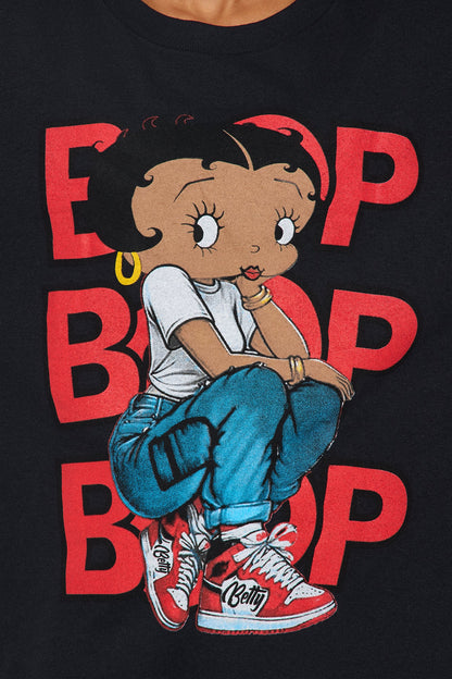 Mini So Fresh Betty Boop Short Sleeve Tee - Black