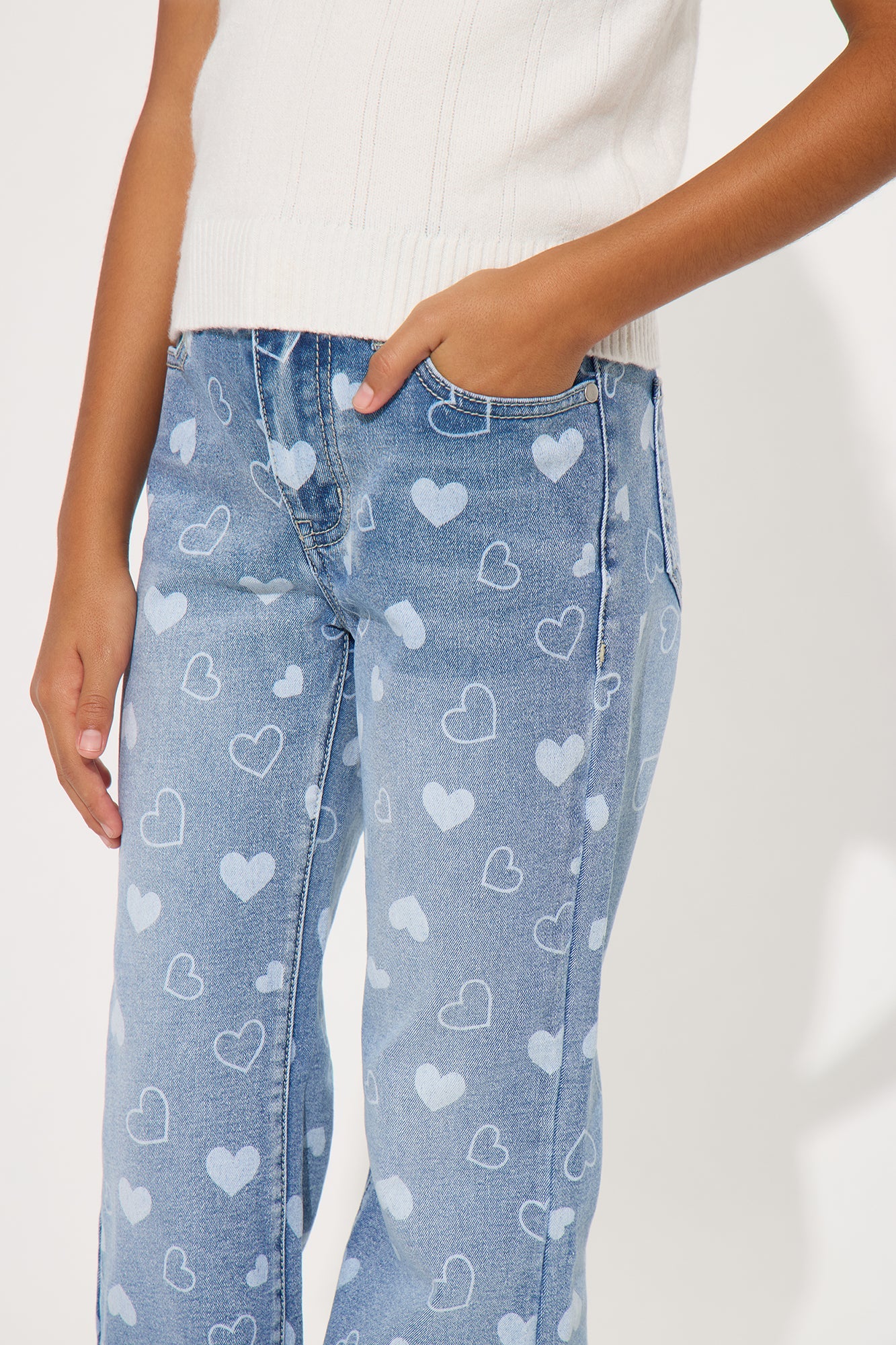 Mini So Much To Love Flare Jeans - Vintage Wash