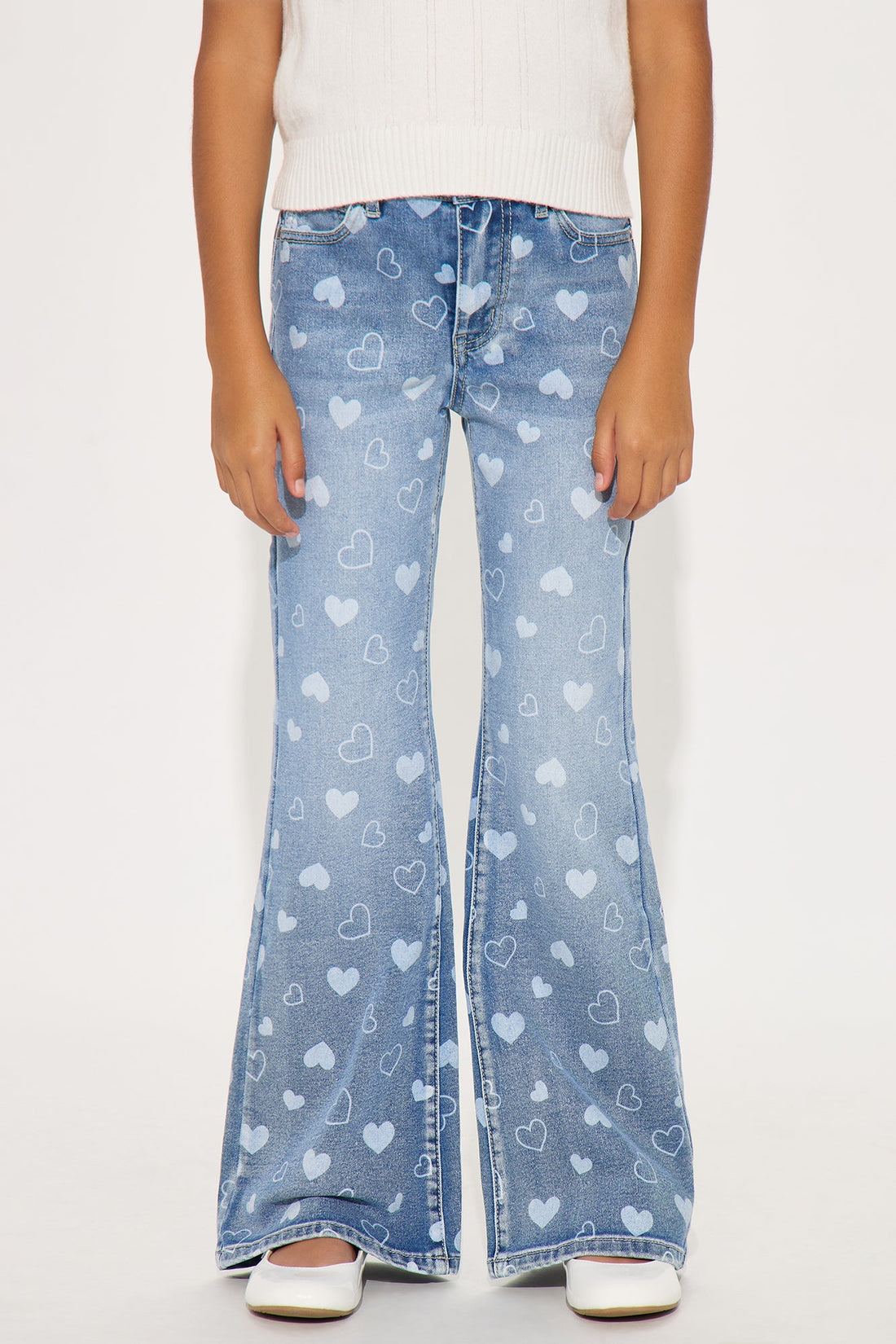 Mini So Much To Love Flare Jeans - Vintage Wash