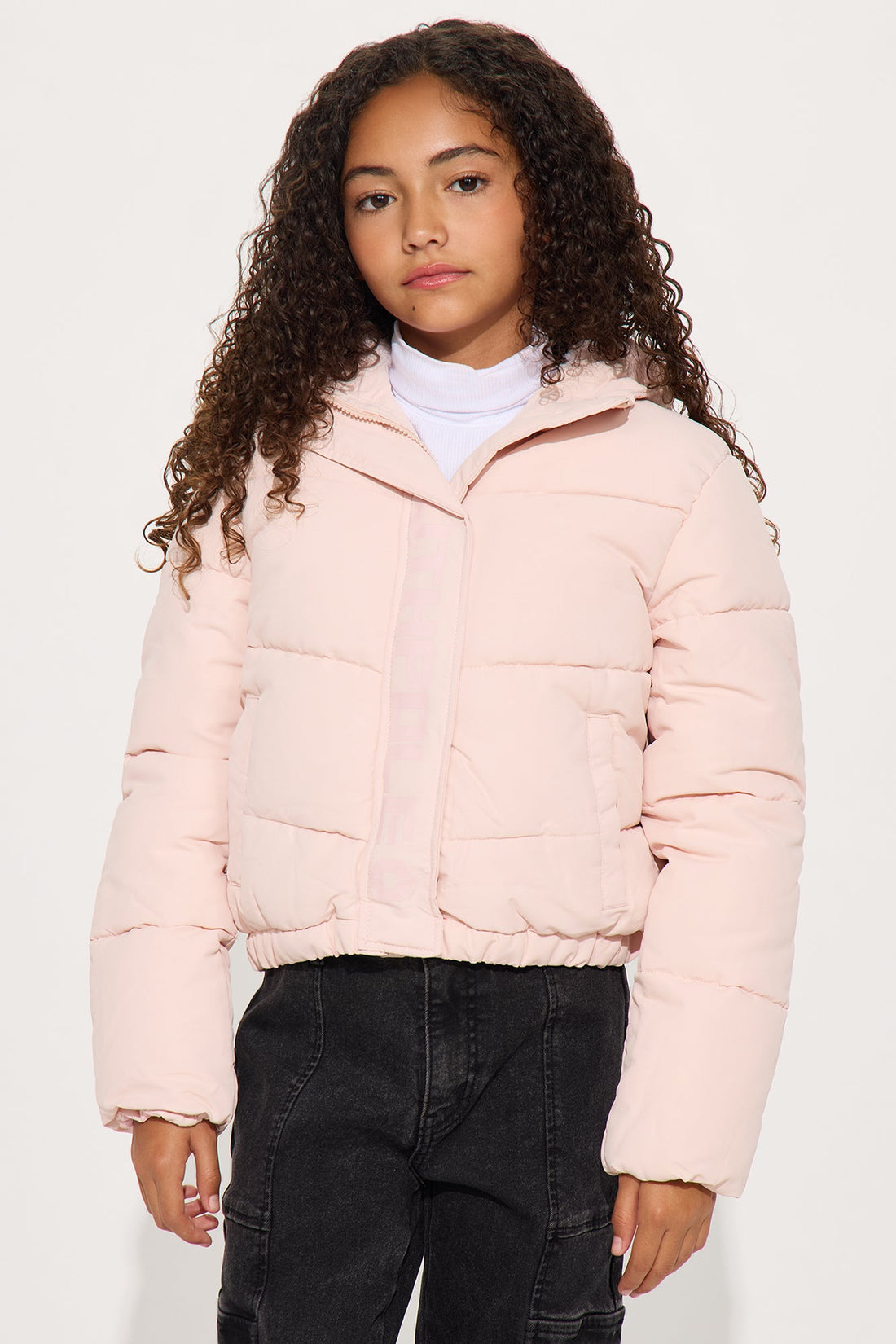 Mini Southpole Puffer Jacket - Pink