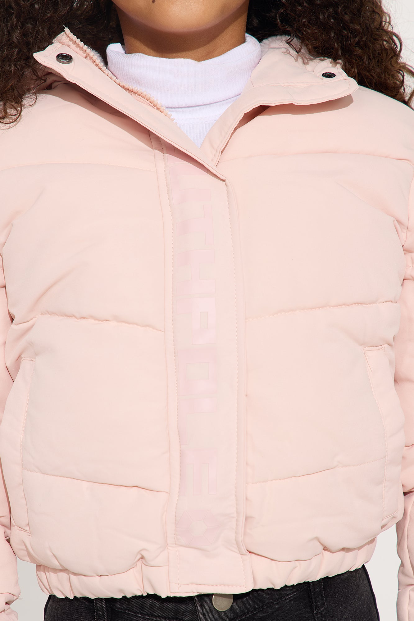 Mini Southpole Puffer Jacket - Pink