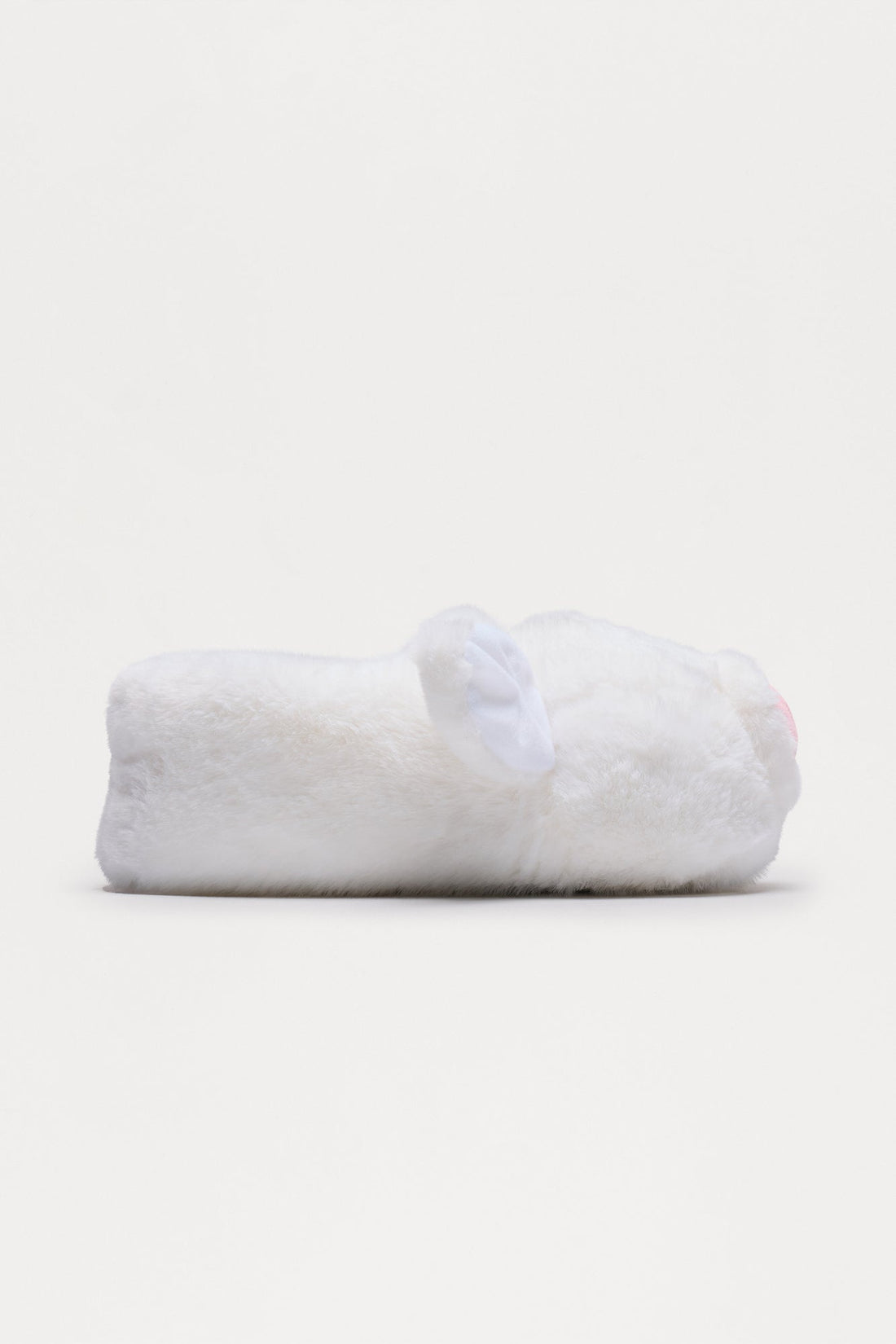 Piggy Faux Fur Slippers - Ivory
