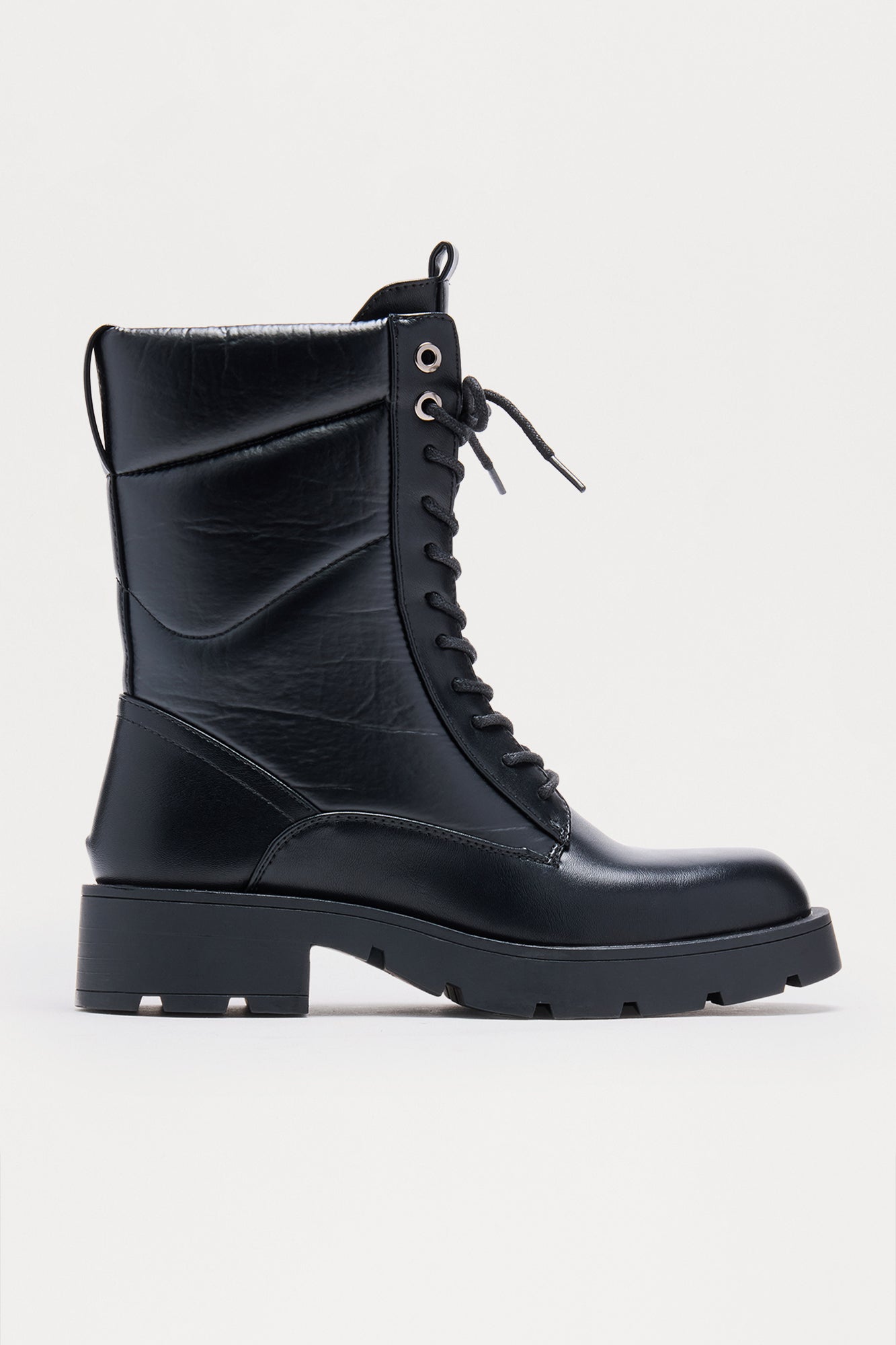 Dariel Combat Booties - Black