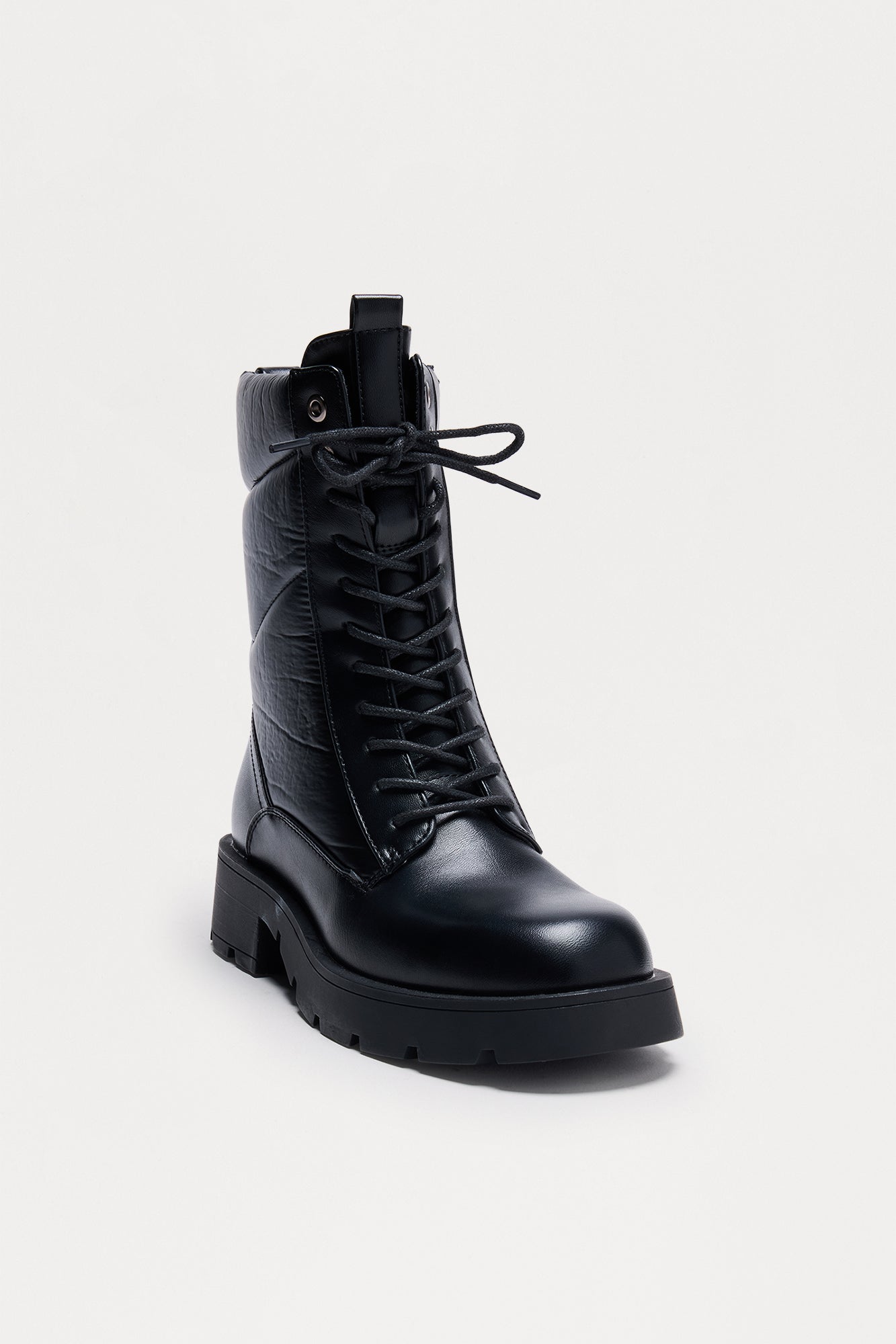 Dariel Combat Booties - Black