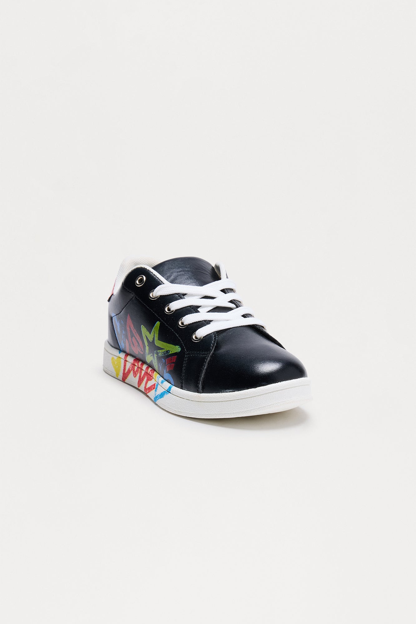Mini Love Is Everything Sneakers - Black