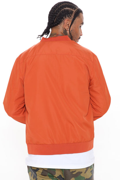 Eddie Bomber Jacket - Orange