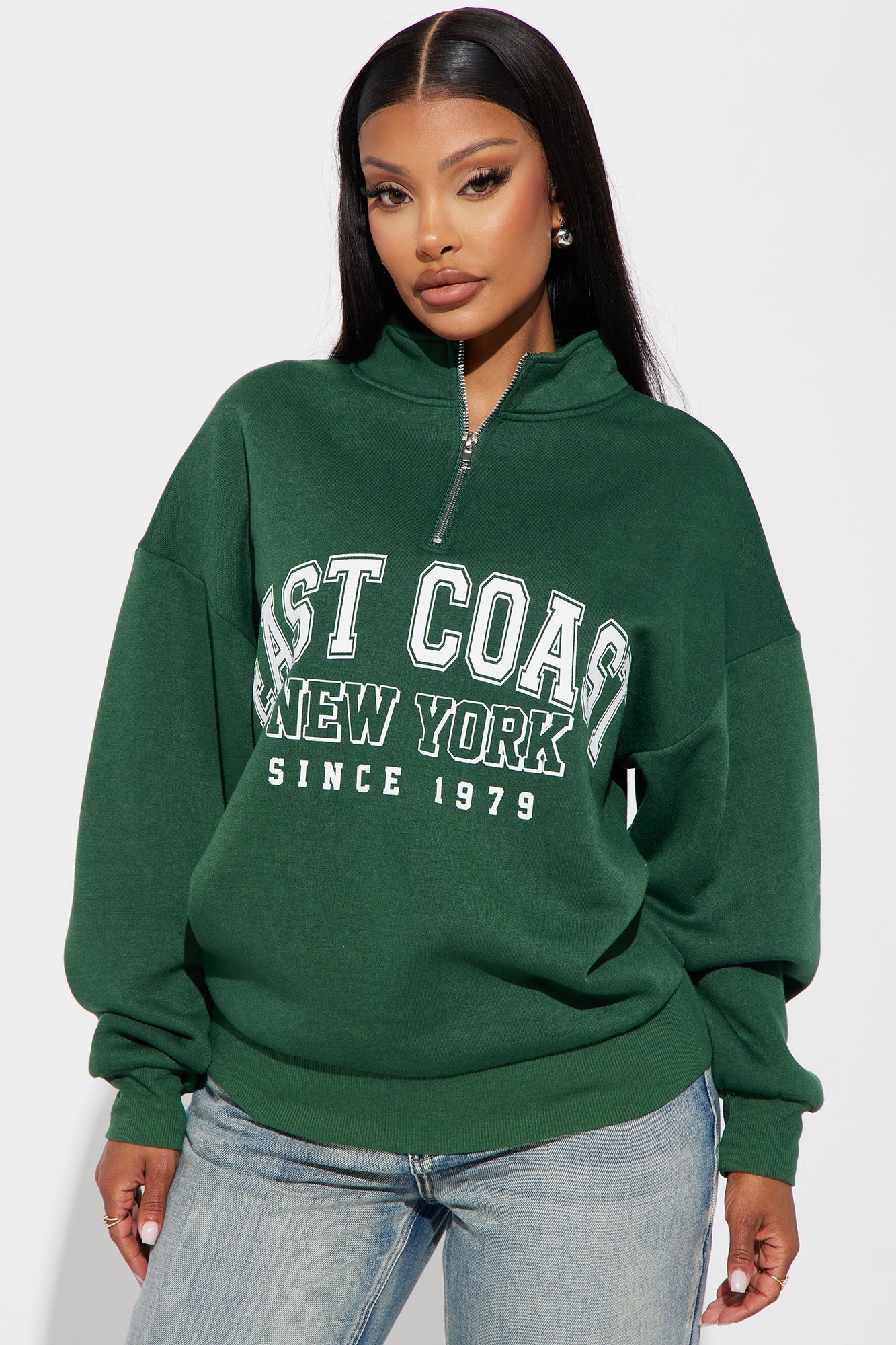East Coast Collegiate Sweatshirt - Green