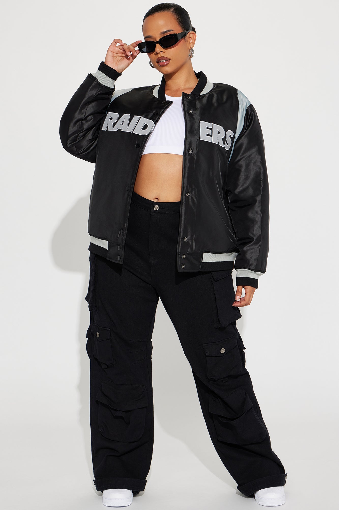 Raiders House Bomber Jacket - Black