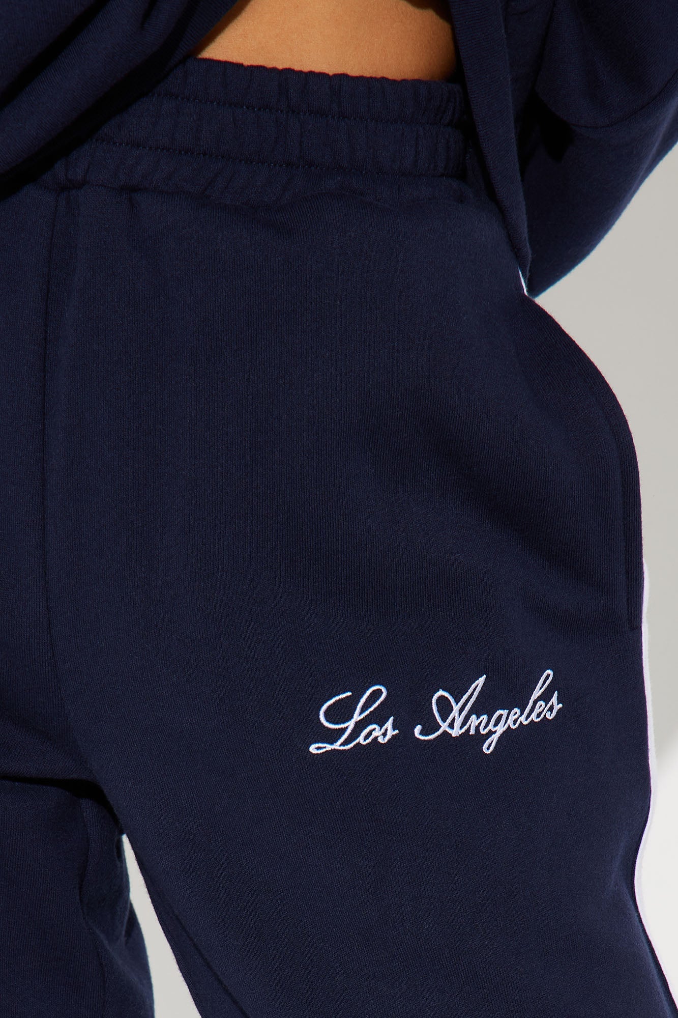 City Of LA Fleece Pant Set - Navy