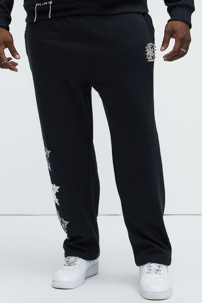 Stars Align Jogger - Black