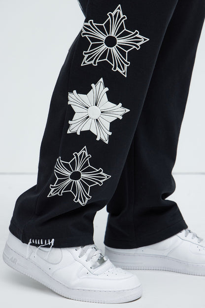 Stars Align Jogger - Black