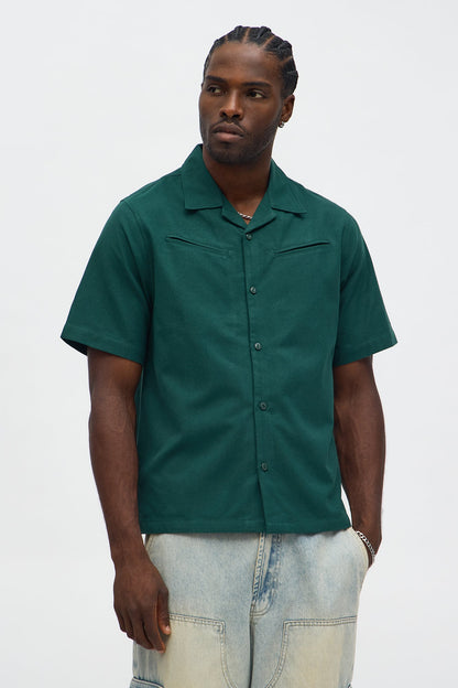 Frontier Fit Button Up Shirt - Emerald