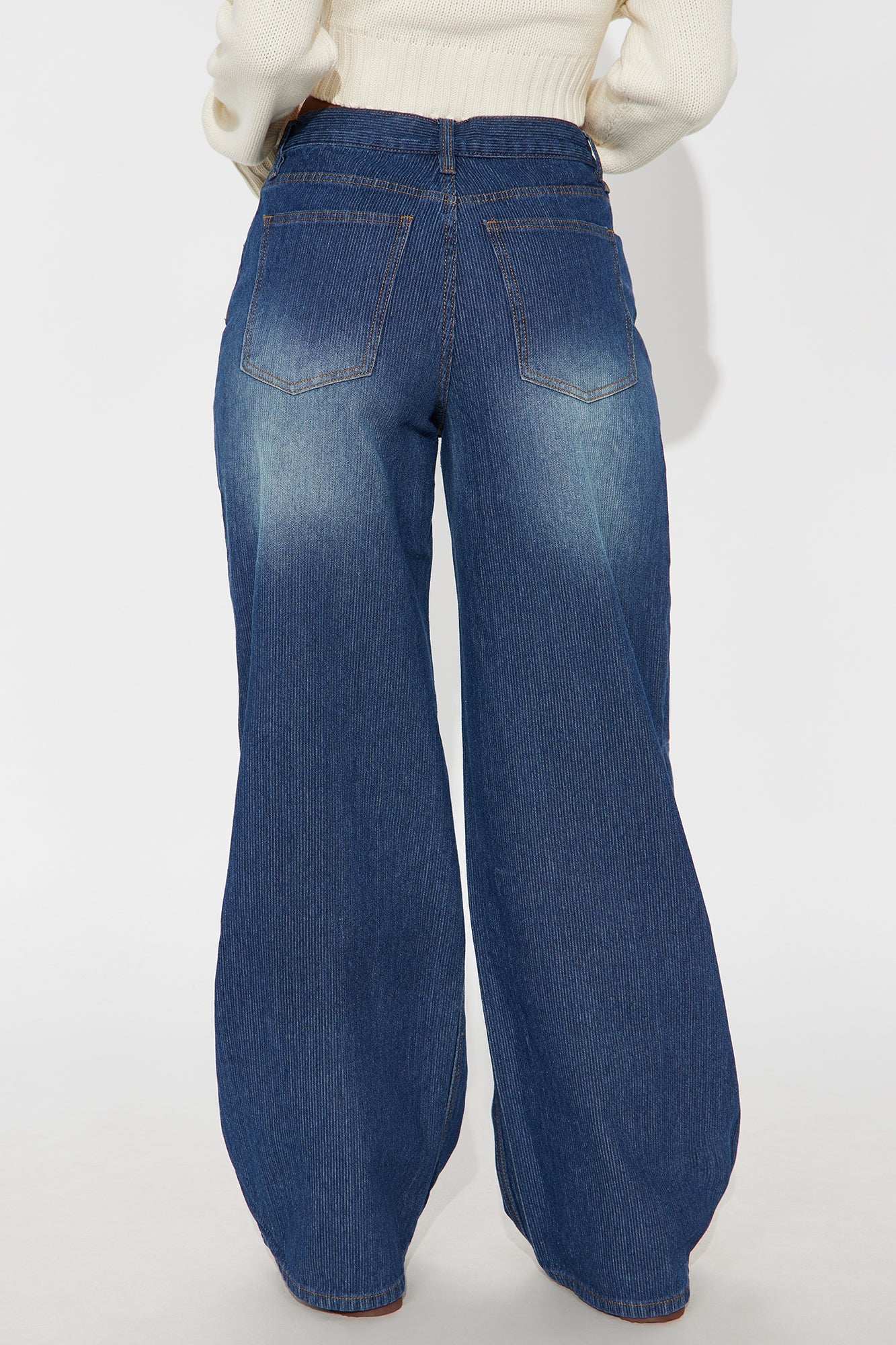 The Limit Wide Leg Jeans - Dark Wash