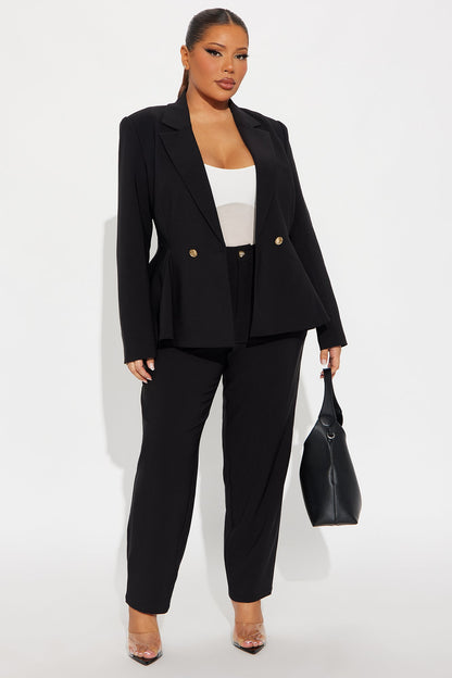 Mielle Skinny Trouser Pant - Black