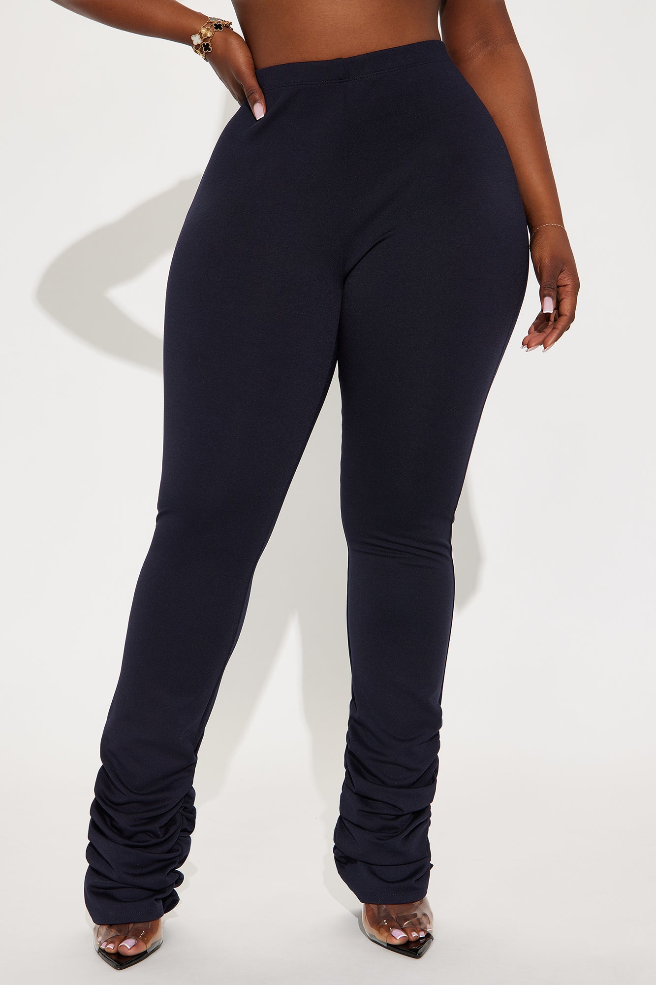 Love Galore Stacked Legging - Midnight Blue