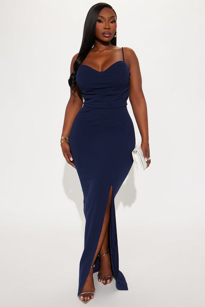 Exclusive Invite Maxi Dress - Navy