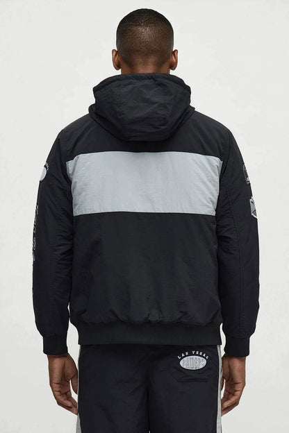 Las Vegas Raiders Carbon Windbreaker Jacket - Black/combo