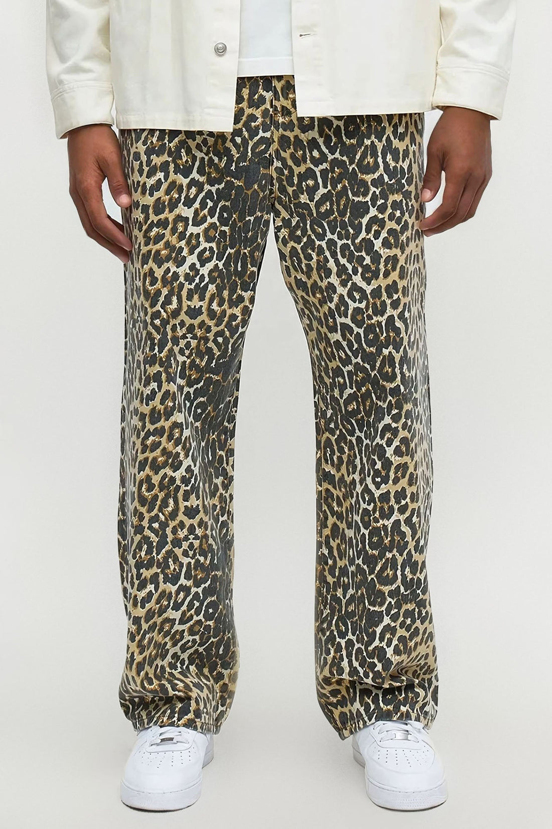 Baggy Wild Thang Leopard Pant - Brown/combo